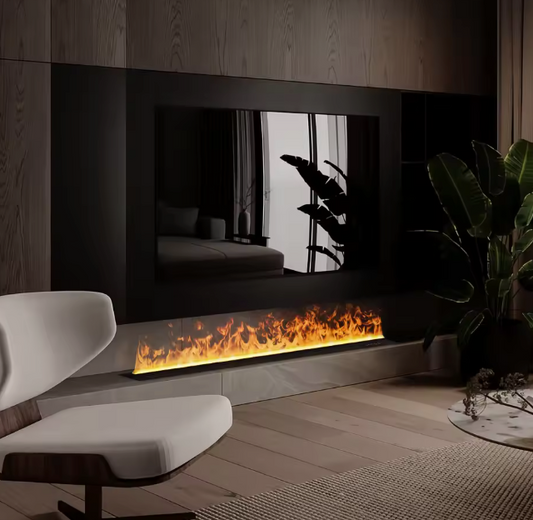 Slimme 3D waterdamphaard met LED, app en houtgeluid