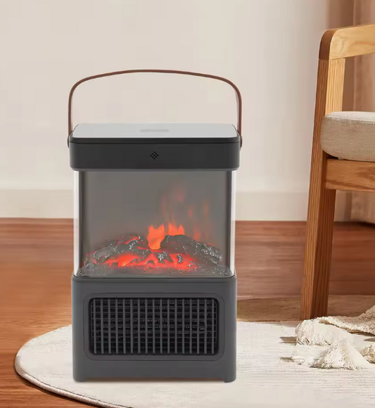 Vrijstaande 3D elektrische haardkachel met afstandsbediening