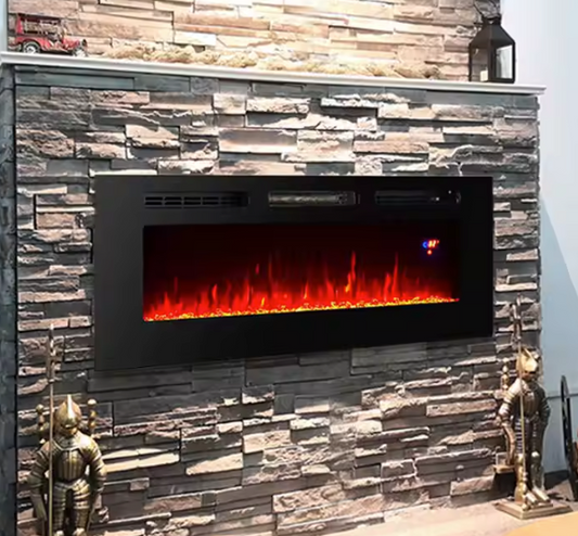 Elektrische wandhaard 50 inch met afstandsbediening