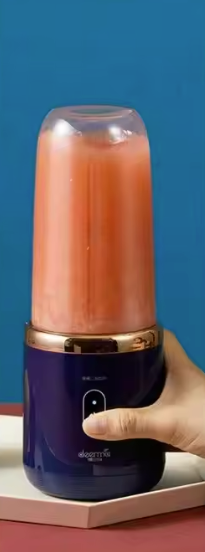 Draagbare Smoothie Blender – USB Juicer met 6 Bladen, 400 ml