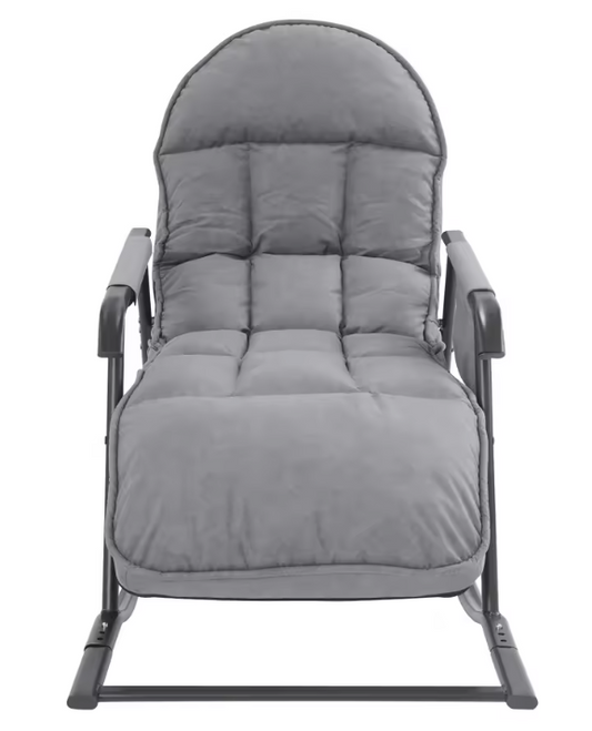 Verstelbare Schommelstoel met Kussen – Comfortabel Loungen voor Binnen & Buiten