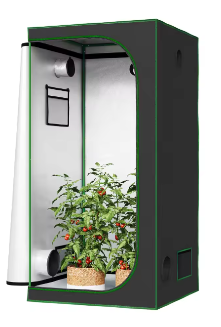 Binnenkas met Observatievensters – Reflecterende Kweektent van Oxford-Stof, Waterdicht & Lichtdicht, voor Balkon en Binnengebruik