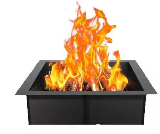 Brazier Vuurplaatsring – Hittebestendige Stalen Vuurring voor Buiten, Geschikt voor Kamperen en Vreugdevuren