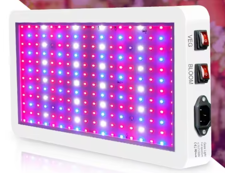 2000W LED Groeilamp voor Kamerplanten – Volledig Spectrum met Dubbele Schakelaar, Waterdicht en Perfect voor Bloemen, Groenten en Fruit