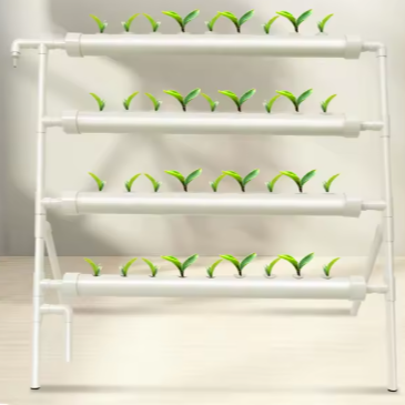 Hydrocultuur Groeisysteem – 36 Gaten, 4 Niveaus, PVC, Automatisch Irrigatiesysteem voor Groenten en Kruiden