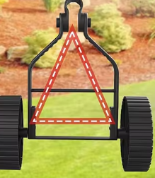 Draadloze Grasmaaier – Elektrische Telescopische Grastrimmer met 2 Batterijen, 650W, Met Wielen, 90° Verstelbare Kop en 3 Soorten Messen