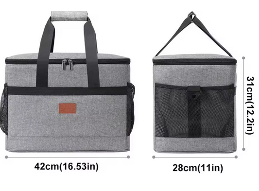 Opvouwbare Koeltas 35L – Grote Capaciteit, Geïsoleerd, Draagbaar & Multifunctioneel voor Outdoor, Camping & BBQ