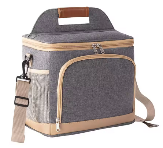 Geïsoleerde Thermische Picknicktas met Schouderriem – Lekvrij & Draagbaar, Ideaal voor Outdoor & Dagelijks Gebruik