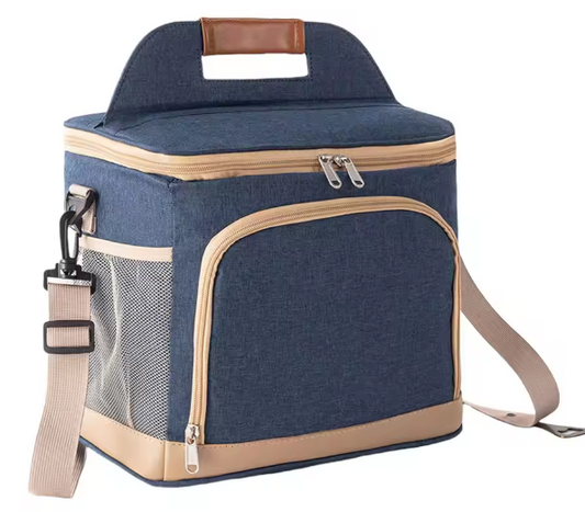 Geïsoleerde Thermische Picknicktas met Schouderriem – Lekvrij & Draagbaar, Ideaal voor Outdoor & Dagelijks Gebruik