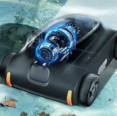 Draadloze Robot Zwembadreiniger – 7800 mAh Batterij, 2L Filtermand & Automatische Stopfunctie