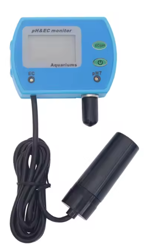 2-in-1 Waterkwaliteit Tester – pH & EC Monitor voor Drinkwater, Zwembad en Aquarium