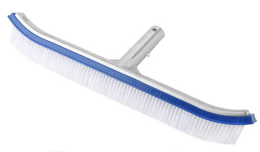 Zwembadborstel 43,5 cm – Aluminium Handvat & Hoge Dichtheid Borstelharen, Voor Zwembaden, Spa & Vijvers