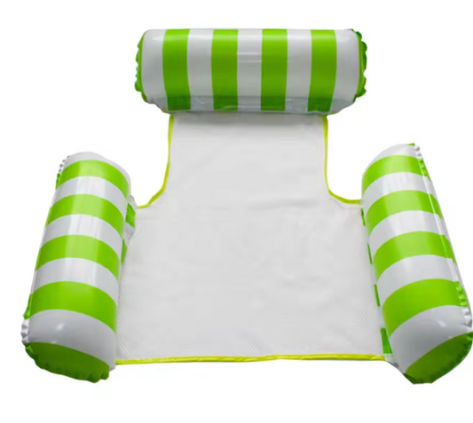 Opblaasbare Zwembad Hangmat – Drijvende Ligstoel met Mesh Zitting, Comfortabel & Stevig, Voor Zwembad en Strand
