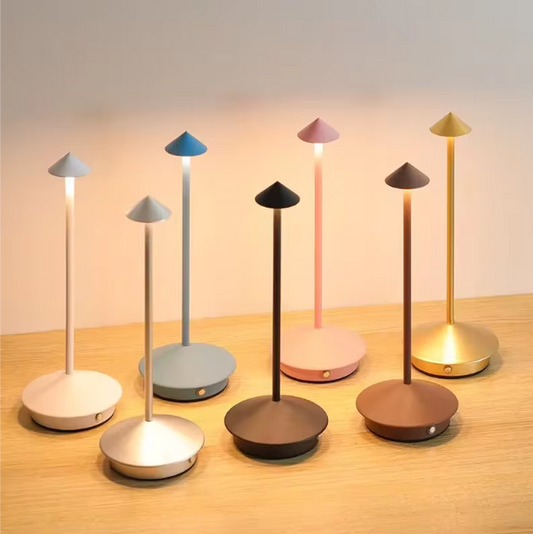 Draadloze LED Tafellamp – Oplaadbaar & Dimbaar, Modern Design