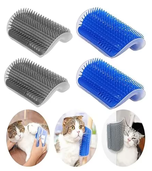 Kattenborstel met Kattenkruid - Hoekborstel & Zelfmassager