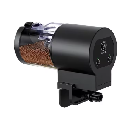 Automatische Aquarium Voeder – Slimme Visvoer Dispenser 100 ml, met Timer & Handmatige Bediening