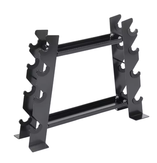 Halterstandaard met 8 Posities – Compact Gewichtsrek voor Thuisgym & Fitness