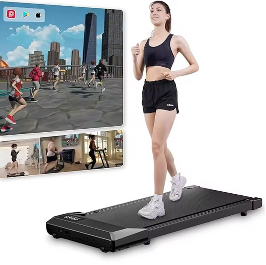 Opvouwbare 2-in-1 Loopband – 2,2 PK Motor, Stil & Draagbaar voor Thuis en Kantoor