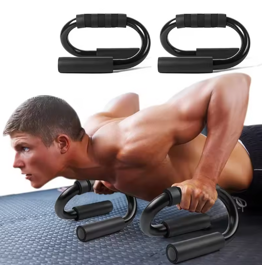 2-delige Push-Up Standaards – Antislip Handgrepen & Metaal, Compact en Duurzaam
