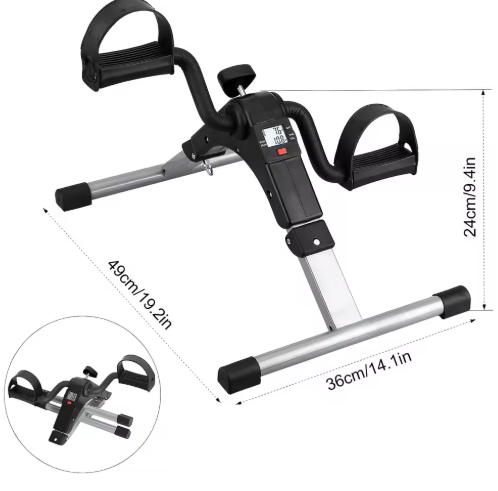 Opvouwbare Mini Pedaaltrainer – Compacte Hometrainer voor Armen & Benen