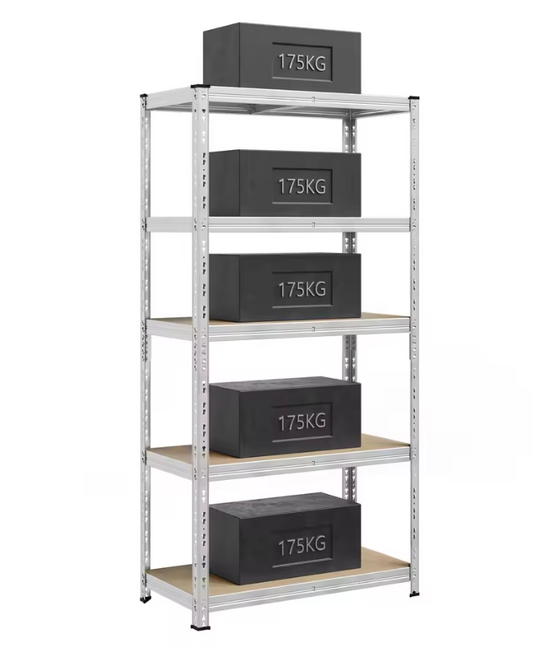 Robuust Opbergrek 50x100x200 cm – 5 Planken – 875 kg Draagkracht