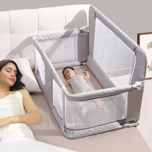 3-in-1 Opvouwbaar Babybedje – Co-Sleeper, Wieg en Box in Één