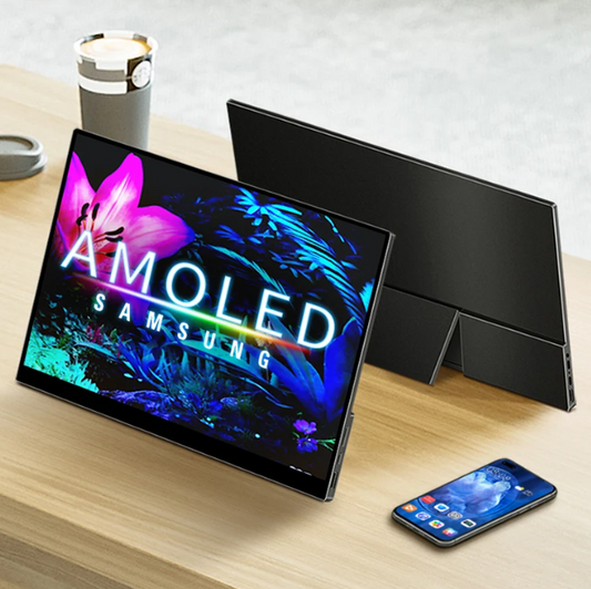 13,3 inch 4K OLED Touchscreen Monitor – Ultra HD Draagbaar Scherm met USB-C en HDMI