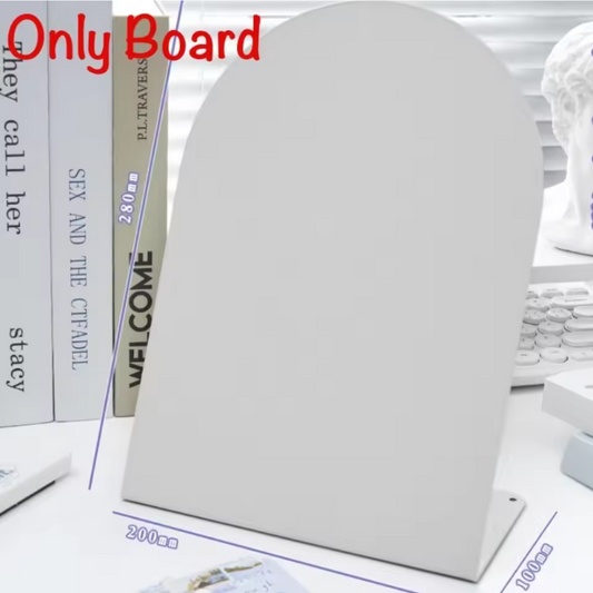 Metalen Desktop Memobord – Staand Berichtbord voor Bureau, Notities en Foto’s