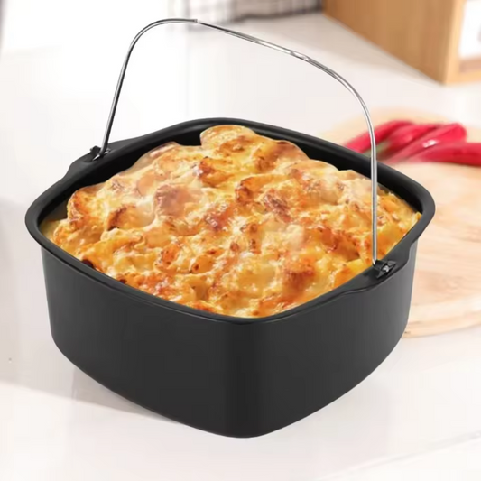 Airfryer Bakvorm met Antiaanbaklaag – Ronde Cake Bakpan voor Airfryer en Oven