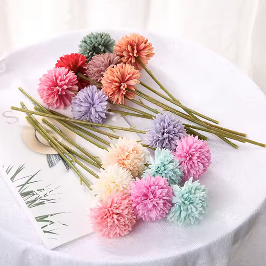Set van 3/5 Kunstmatige Hortensia Bloemen – Realistisch Bloemenboeket voor Vaas, Woonkamer en Bruiloft Decoratie