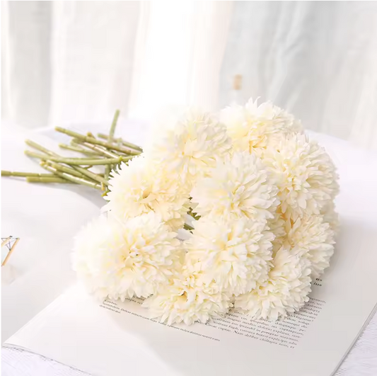 Set van 3/5 Kunstmatige Hortensia Bloemen – Realistisch Bloemenboeket voor Vaas, Woonkamer en Bruiloft Decoratie