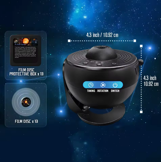 Galaxy Sterrenhemel Projector – Planetarium Nachtlamp met Zonnestelsel en Sterrenbeelden voor Kinderkamer