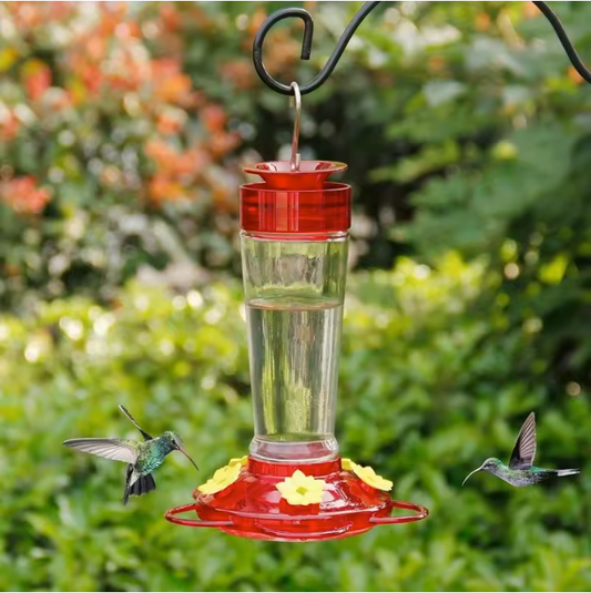 Hangende Kolibrievoeder met 5 Nectarpoorten – Vogelvoeder voor Tuin en Balkon