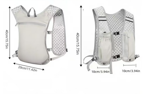 Hydratatie Hardloopvest met Opbergvakken – Lichtgewicht Running Rugzak voor Sport en Outdoor