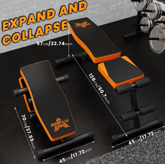 Opvouwbare Halterbank – Verstelbare Trainingsbank voor Full Body Workout tot 300 kg
