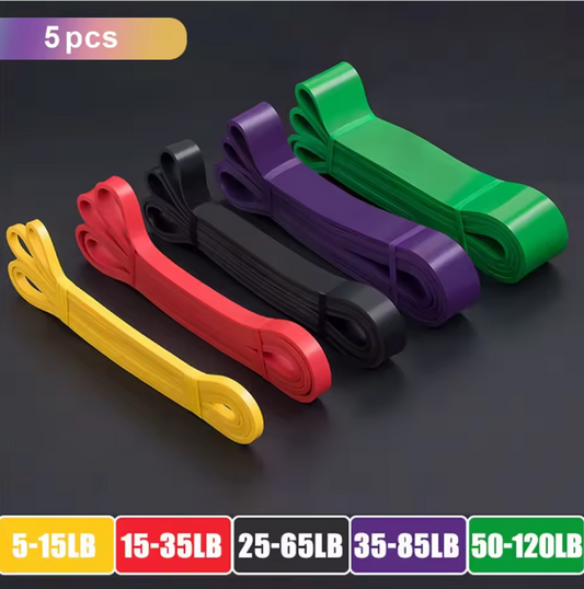 Weerstandsbanden Set – Fitness Resistance Bands voor Krachttraining en Stretching
