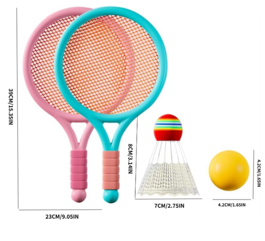 Badminton Rackets Set – Duurzame en Lichtgewicht Rackets met Comfortabele Grip voor Training en Wedstrijd