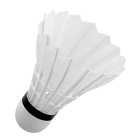 Badminton Shuttlecocks Set 3/6/12 Stuks – Ganzenveren Shuttles met Foam Kop voor Training en Wedstrijd