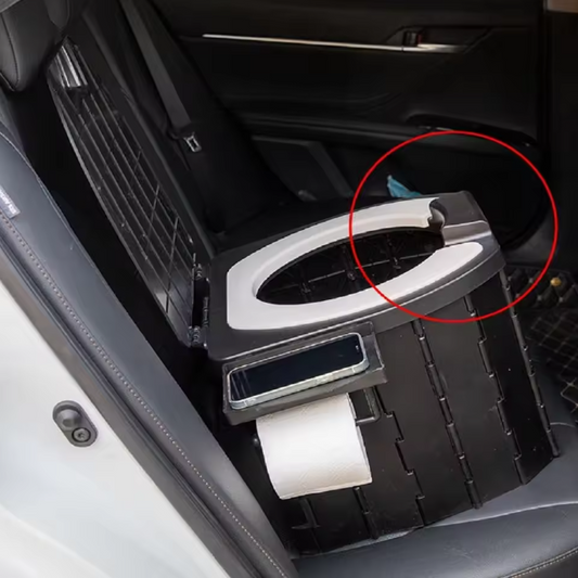 Opvouwbaar Camping Toilet – Draagbaar Reistoilet met Zachte Zitting en Anti-Geursysteem