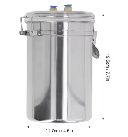 Handmatige Melkmachine 2L – Draagbare Melkset met RVS Fles