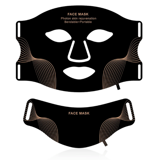 LED Gezichtsmasker met Nek – 7 Kleuren Lichttherapie Masker