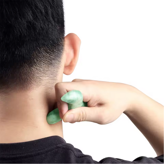 Jade Voetmassager – Acupressuur Tool voor Reflexologie en Spierontspanning