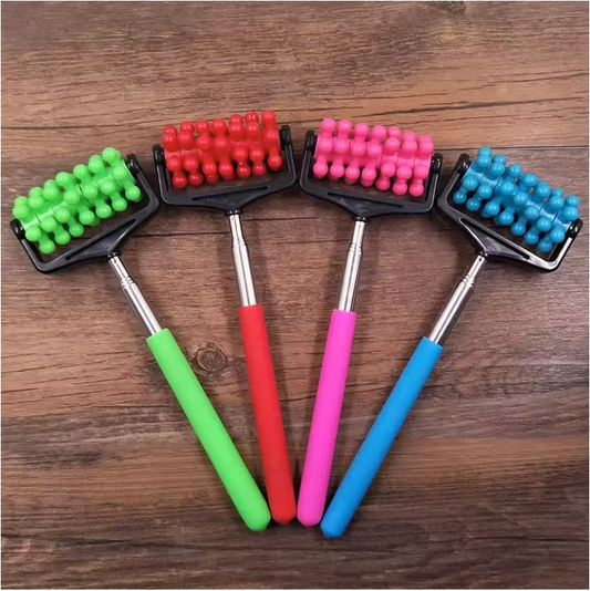 Uitschuifbare Massage Roller Stick – Acupressuur Trigger Point Tool voor Rug en Spieren