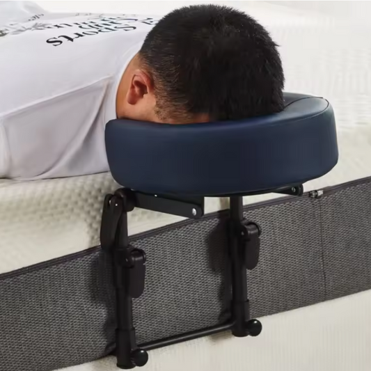 Adjustable Massage Headrest with Face Cushion – Ergonomic en Foldable for Home and Professional Use