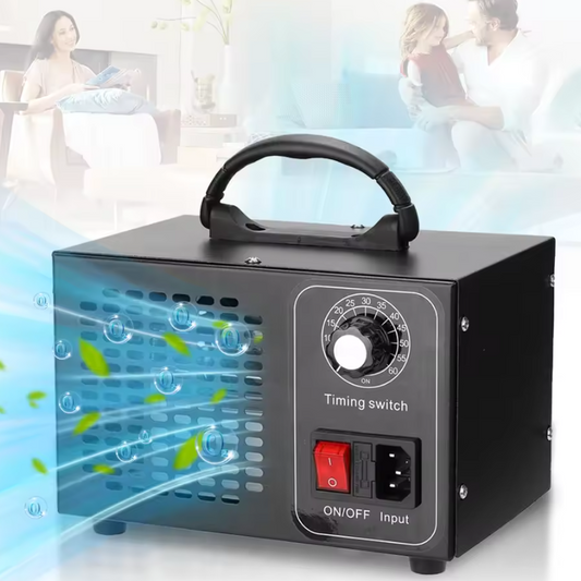 Ozon Generator 60g/h – Luchtreiniger en Geurverwijderaar voor Thuis, Auto en Kantoor