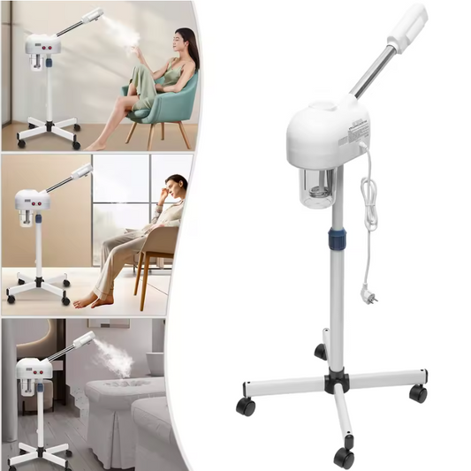 Professionele Ozone Gezichtsstomer met Koud Spray – 800W Facial Steamer voor Salon en Thuisgebruik