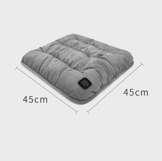 Elektrisch Verwarmd Zitkussen 45×45 cm – USB met 3 Standen