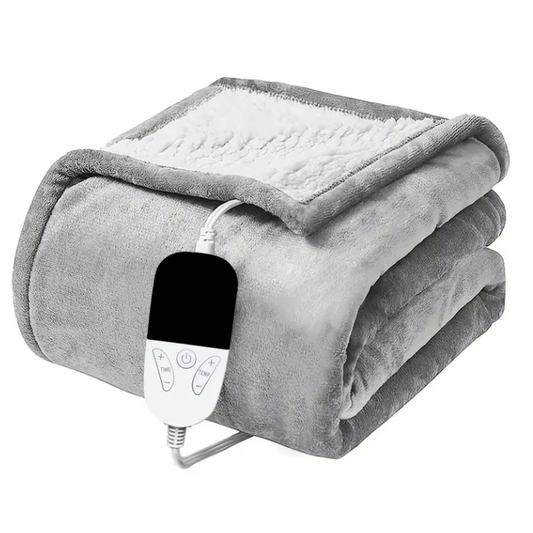 Elektrische Deken 150×180 cm – Zachte Warmtedeken met 6 Standen en Timer