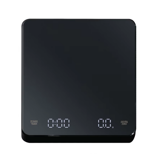 Digitale Koffieweegschaal met Timer – 0.1g Nauwkeurig, LED Display, 3kg Capaciteit