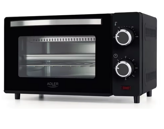 Mini Oven 9L – Compacte Elektrische Oven met Timer en Temperatuurregeling